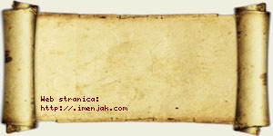 Jabuka Kovandžić vizit kartica